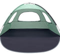 Mint Green Portable Beach Tent for 3-4 People Anti-UV Sun Shade Shelter