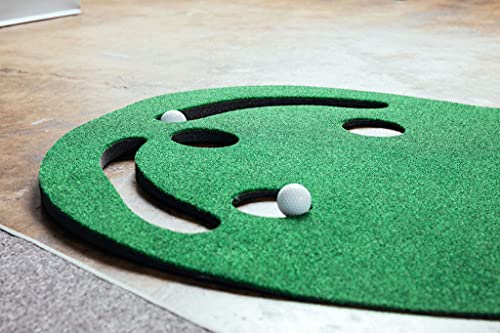 Putt-A-Bout Par Three Plus 3' x 9' Kidney-Shaped Golf Putting Green