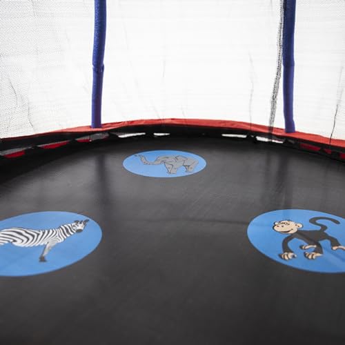 Skywalker Trampolines 48-Inch Mini Trampoline with Enclosure Net for Kids, Red