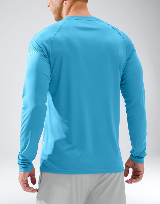 Skiennix Men's Sun Protection Long Sleeve Shirt - UPF 50+ UV Blocker for Outdoor Activities