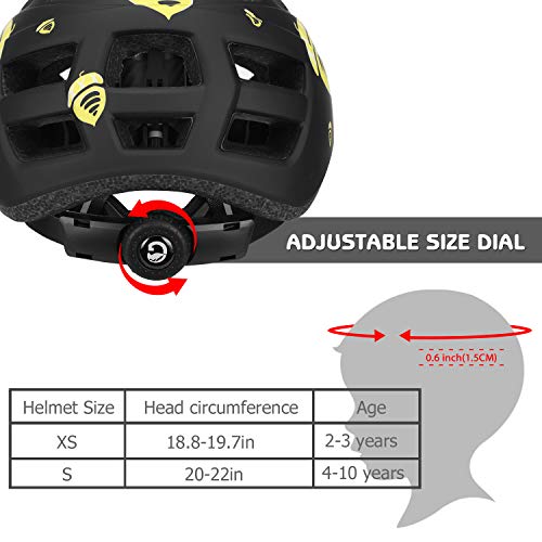 Toddler Kids Ultralight Helmet with Knee Elbow Wrist Pads Safety Gear Set - Acorn Pattern Adjustable