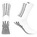 LUX Sports DualGrip Soccer Grip Socks - Small White Pack of 1