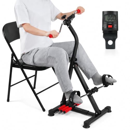 Adjustable Pedal Exerciser Bike for Seniors - Rehab, Arm & Leg Therapy