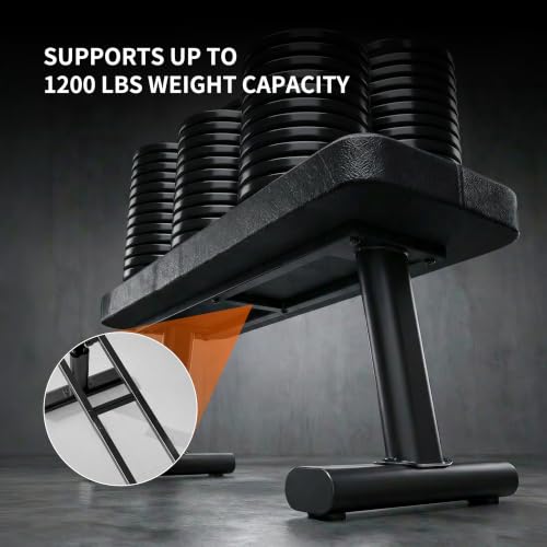 PROIRON Heavy Duty Flat Weight Bench 1200LB Capacity for Strength Training
