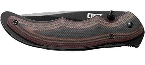 CRKT Endorser Assisted Folding Knife Black 3.18" Blade with Liner Lock