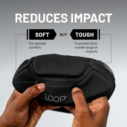 Black Small Soft Shell Headband for Sports - Breathable, Moisture-Wicking Athletic Headgear