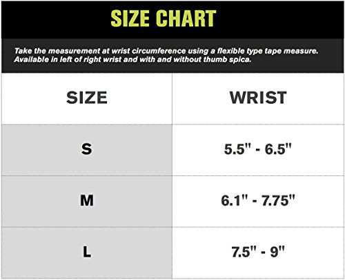 Aircast A2 Wrist Support Brace with Thumb Spica - Small, Right Hand