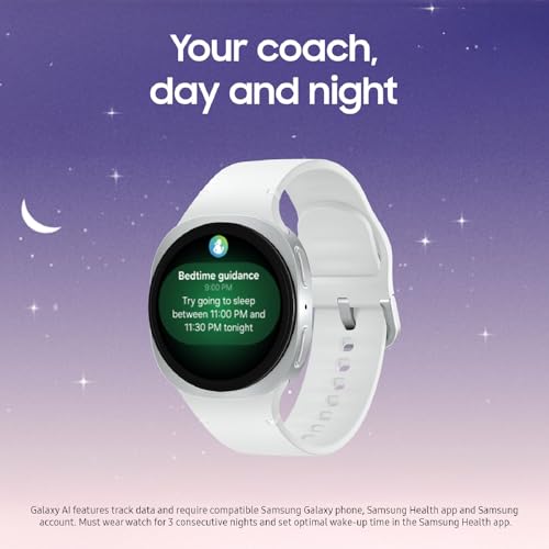 Samsung Galaxy Watch 8 (2025) 40mm Graphite Bluetooth Smartwatch Fitness Tracker