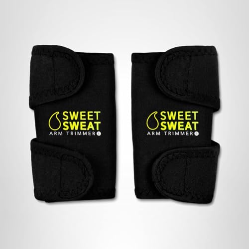 Sweet Sweat Arm Trimmers for Men and Women. Includes free sample of Sweet Sweat 'Workout Enhancer'! Size: Medium
