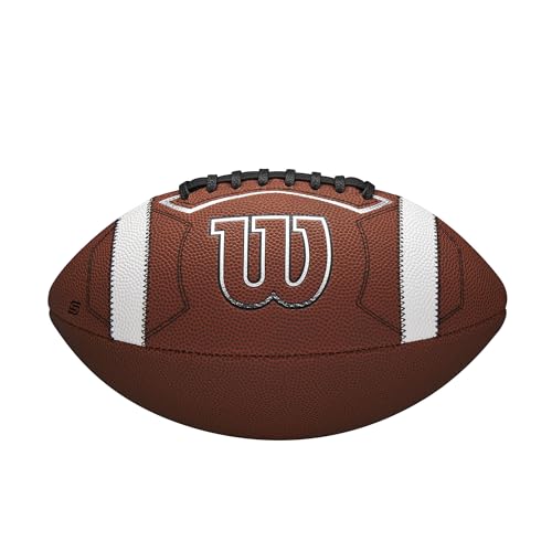 Wilson GST SpeedSkin Official Size American Football - Brown, Grip & Control