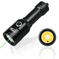 2-in-1 Dive Light with 1500 Lumens and 1000m Green Signal Beam for Underwater Communication