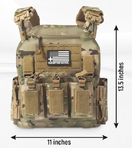Redemption Crusader 2.0 Tactical Airsoft Vest OCP Camo One Size with Molle Webbing