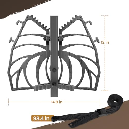 Kalkal Lightweight Adjustable Saddle Hunting Platform for Tree Stands