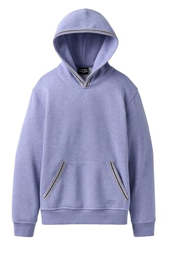 Men's Tasman Hoodie - Cozy Cotton-Poly Blend, Dusted Iris Heather, Small