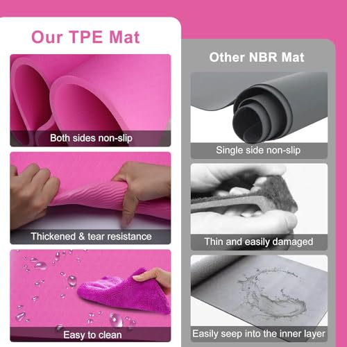 Pink Adjustable Kids Gymnastics Bars with Mat - Foldable & Safe for Ages 3-8