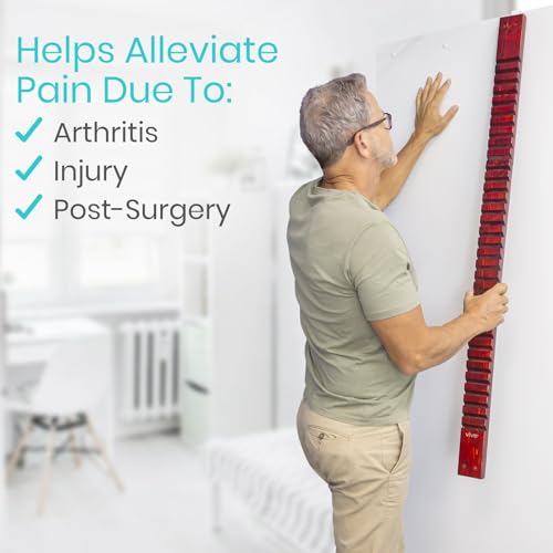 Red Wood Vive Finger Ladder for Shoulder & Arm Therapy - Physical Rehab Equipment
