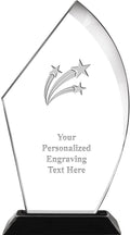Crown Awards 7" H Corporate Acrylic Award - Engraved Recognition Trophy for Achievements
