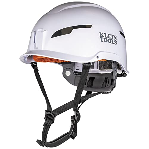 Klein Tools Type-2 Safety Helmet White Non-Vented Hard Hat