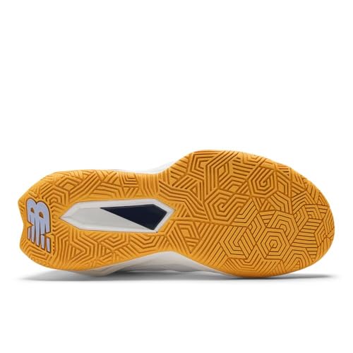 New Balance Women's FuelCell Delray V2 Tennis Shoes White Hot Marigold 8