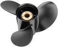 Qiclear 10 3/8 x 13 Boat Propeller Fit Mercury 30-70HP OEM 48-73136A45