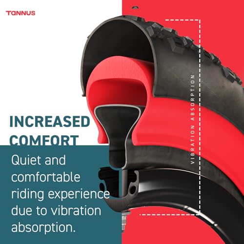 Tannus Armour Bicycle Tire Inserts 26x4.0-4.8 Schrader Puncture Proof Tubes Kit