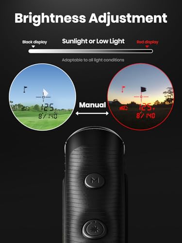 ACEGMET PFS5 Golf Range Finder 1300 Yards Slope & Triangulation Tech