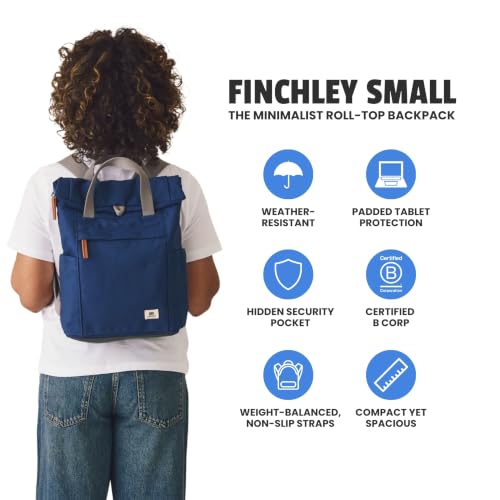 ORI LONDON Finchley Backpack Small Forest Recycled Canvas Eco-Friendly