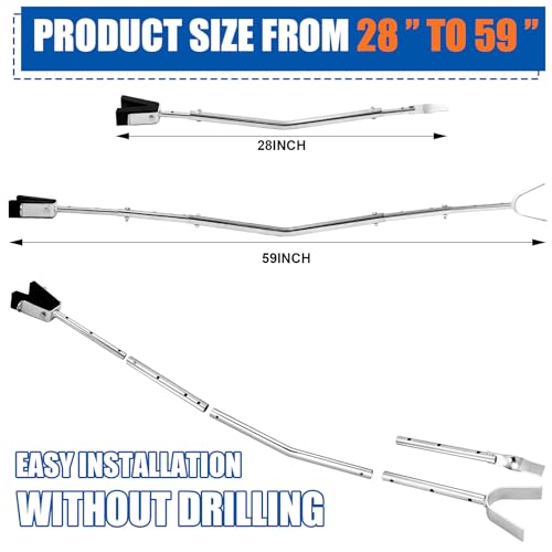 Heavy-Duty Adjustable Transom Saver for Outboard Motors