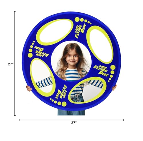 29 Inch Giant Flying Disc Soft & Foldable Floats in Air for Kids & Family Outdoor Play
