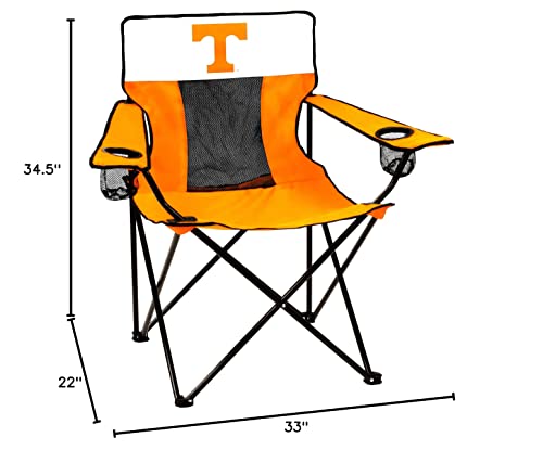 Georgia Bulldogs Elite Portable Chair with Cup Holder - Outdoor Tailgate Seating