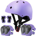Adjustable Kids Bike Helmet for 3-14 Years with Purple Gradient, Medium Size