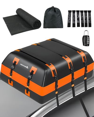 Abahub 21 Cu Ft Roof Cargo Carrier Waterproof Car Roof Storage Bag SUV
