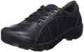 KEEN Women's Presidio Waterproof Oxford Shoes Black Magnet 8 - Breathable Leather & Mesh