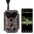 Cellular Trail Camera 48MP 4G LTE HD Video Live View Motion Activated Wildlife Camera