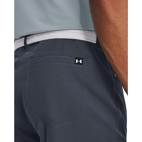 Under Armour Golf Drive Five-Pocket Pants 32W x 30L Downpour Gray & White
