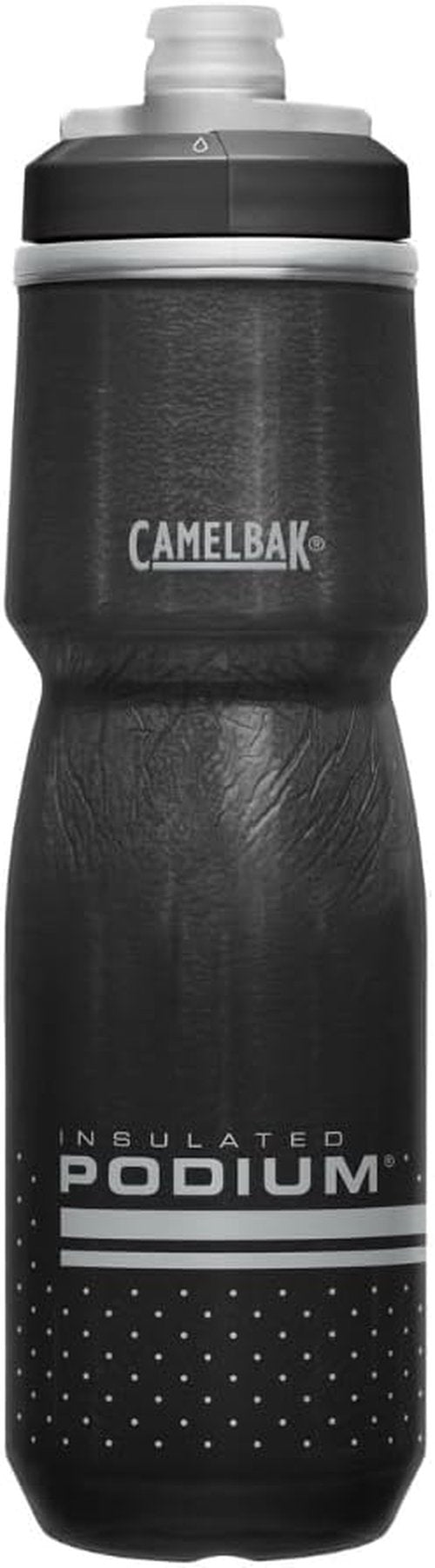 CamelBak Podium Chill Insulated Water Bottle - 24oz Black Squeeze Design for Optimal Hydration