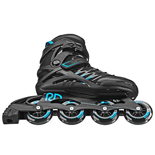 Roller Derby Aerio Q-84 Men's Inline Skates - Black/Blue - Size 10