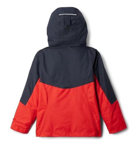 Columbia Youth Bugaboo III Fleece Interchange Jacket - X-Small, Sail Red/Black