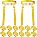 Peryiter Player Flag Football Belt Yellow 24 - Adjustable Flag Football Gear