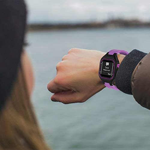 SPurple Small Garmin Forerunner 25 Watch Band - Compatible Fitness Strap