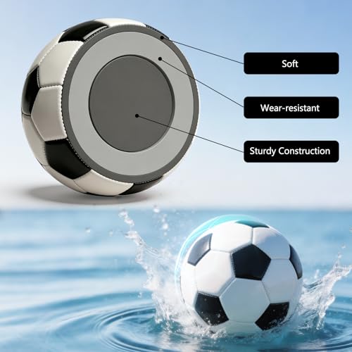 Soccer Ball Size 5 with Pump Bulk Pack - Bright Colors for Kids & Adults