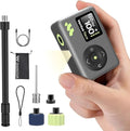 Mini Bike Pump with Digital Pressure Gauge, Fast Inflator for Road & MTB