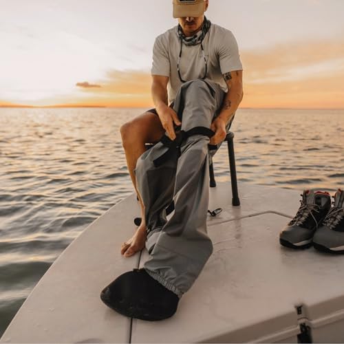 Frog Toggs Hellbender Waterproof Chest Waders - Stockingfoot, Slate Gray, Large