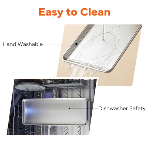 Dalle Large 6-Pack Stainless Steel Trays for Harvest Right Home Pro Freeze Dryer