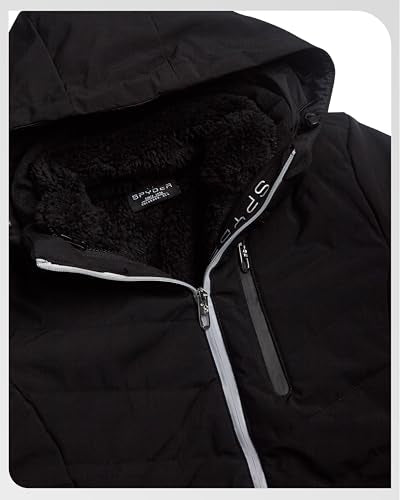 Spyder Women's 3-in-1 Reversible Ski Jacket Medium Black Raven