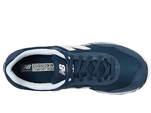 New Balance Women's 515 V3 Wide Sneakers Navy White 7 W