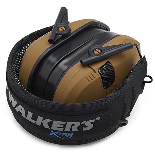 Electronic Muff with Noise Cancellation - Battle Brown, One Size