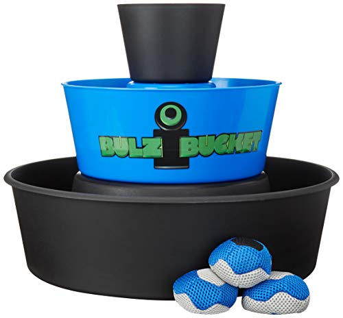 Blue/Black Backyard Water & Yard Game Set - Collapsible Targets & Hack-Itsacks for Family Outdoor Fun