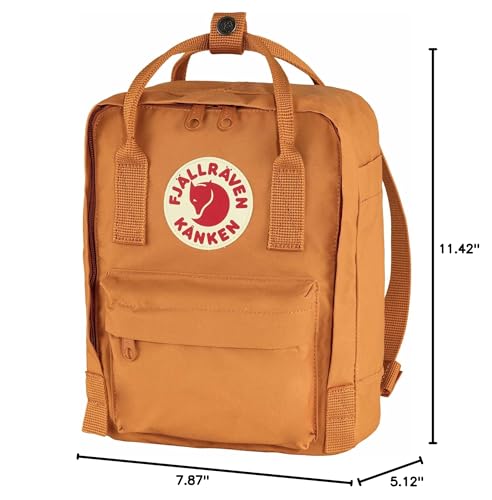 Fjällräven Kanken Mini Backpack - Durable Vinylon F Travel Bag, Clay