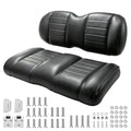 NOKINS Black Front Seat Kit for EZGO TXT 1994-Up & RXV 2008-Up Golf Carts